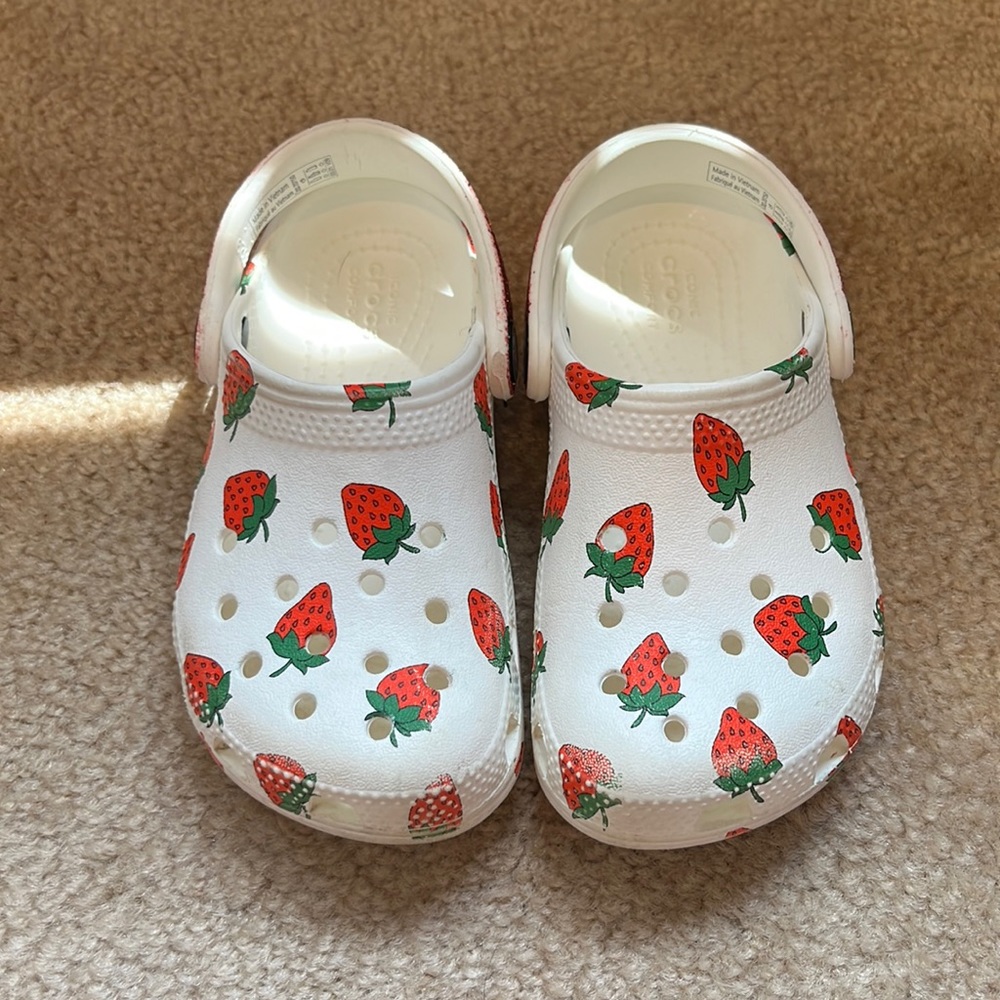 Strawberry crocs